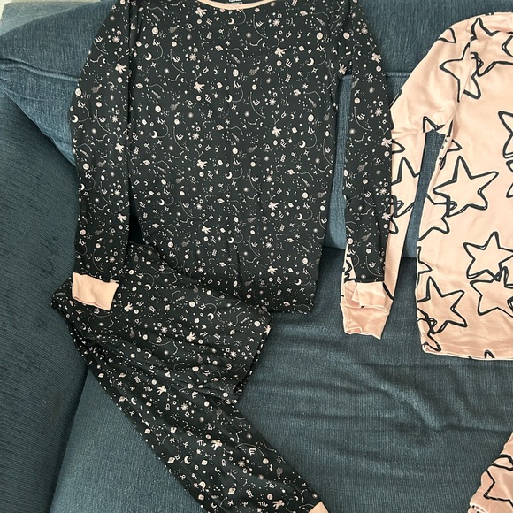 Carter's Starry Kids Pajama Set - Black and Pink - Picture 2 of 5